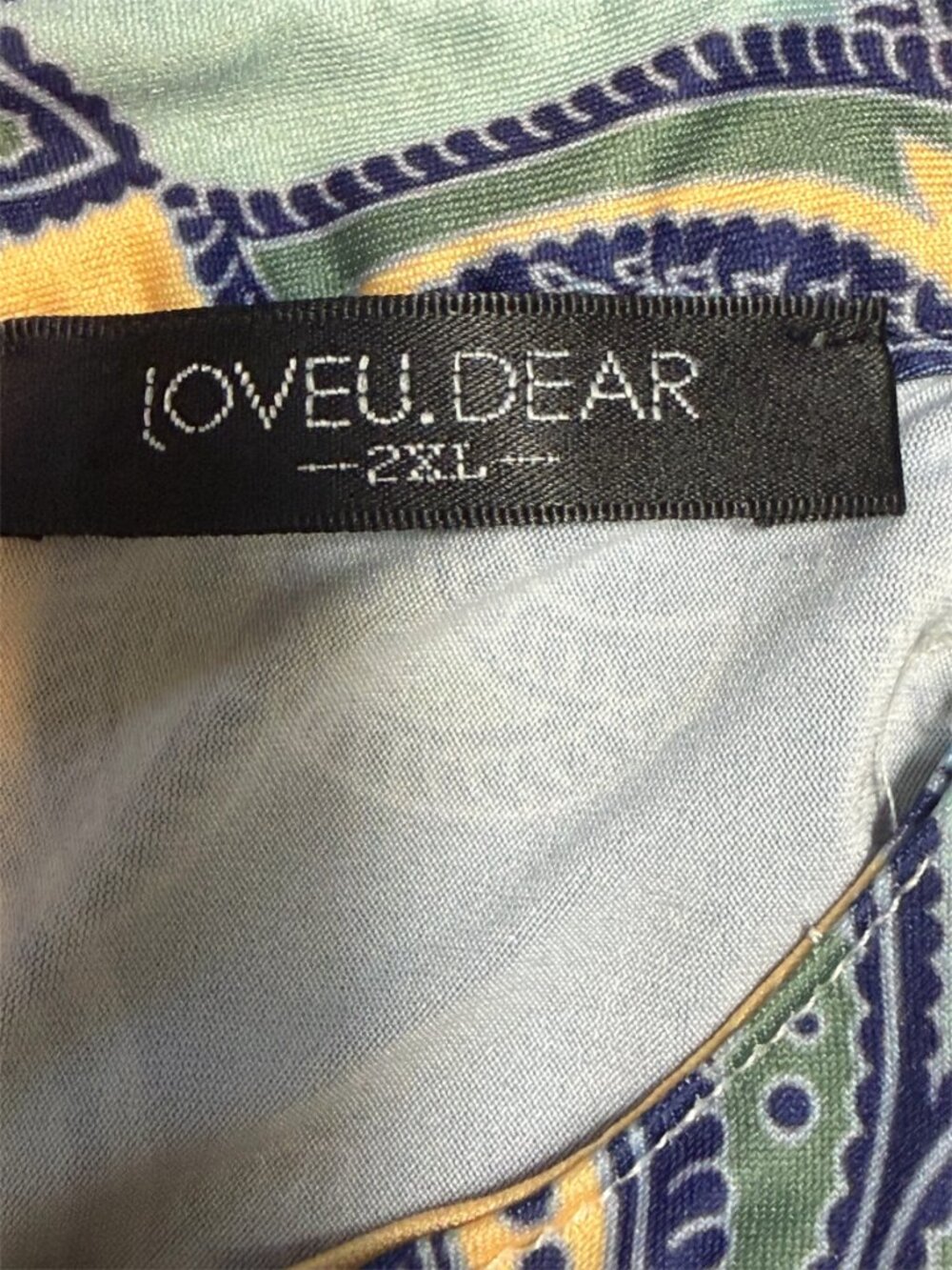 LOVEU DEAR COLD SHOULDER TOP 2X - Picture 2 of 2